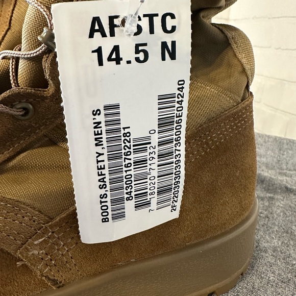 Men's Belleville Air Force Steal Toe Combat Boots NWT - Picture 6 of 8